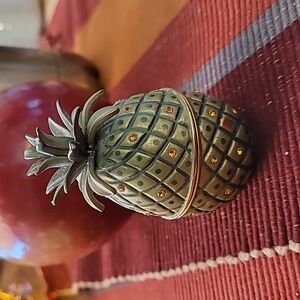 Ruccini Trinket Box Collectible Vintage Pineapple